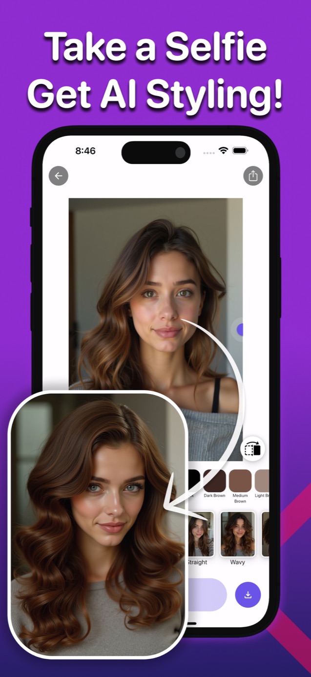 Hair Styler AI — Try-on Haircut App screenshot 2
