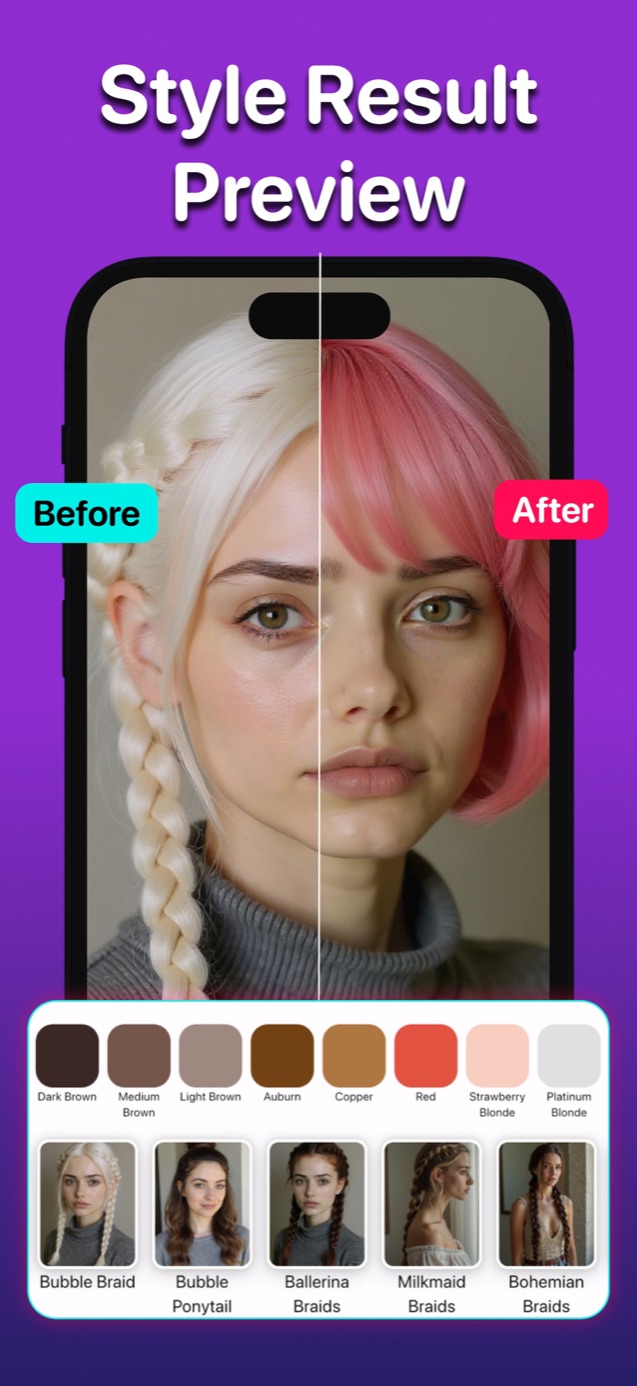 Hair Styler AI — Try-on Haircut App screenshot 3