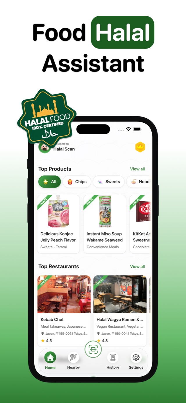 Halal Scanner & حلال Food Scan screenshot 1