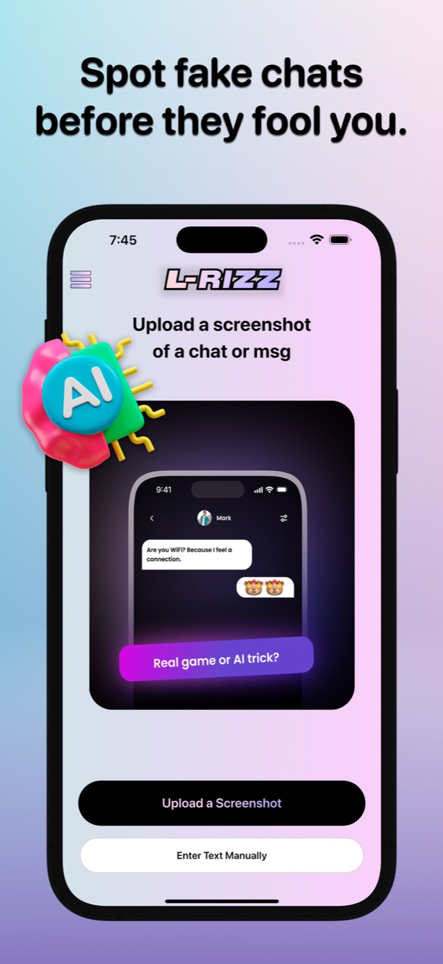 L-RIZZ : AI Flirt Detector App screenshot 2